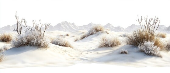 PNG Snow in oasis desert landscape nature ground environment.