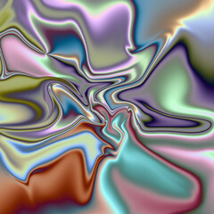 holographic iridescent , gradient with metallic sheen abstract background .