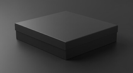 Empty black box mockup.