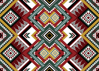 ethnic pattern seamless ,geometric ethnic pattern ,Tribal geometric seamless patterns, ethnic design, hipster backdrop, wallpaper Background, Design curtain, carpet ,fabric ,textile	