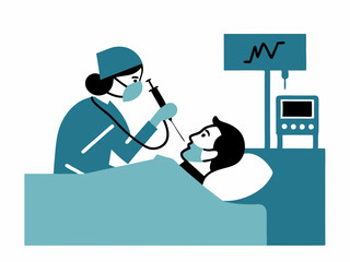 nurse doctor staff symbol vector