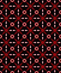 Fototapeta premium Abstract Flower Repetitive Motif