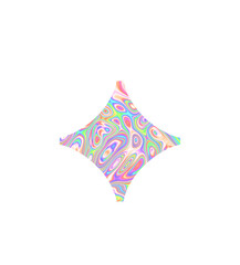 A vibrant holographic stars overlay featuring a dreamy, futuristic aesthetic. Perfect for adding a magical touch to digital designs, social media graphics, poster, and creative projects.