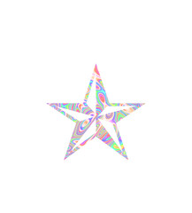 A vibrant holographic stars overlay featuring a dreamy, futuristic aesthetic. Perfect for adding a magical touch to digital designs, social media graphics, poster, and creative projects.