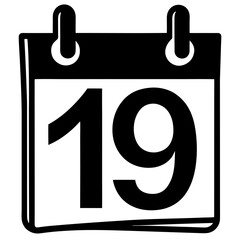 calendar vector all day 1 /31