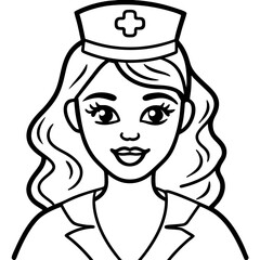 Nurse icon vector