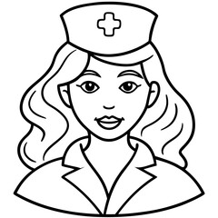 Nurse icon vector