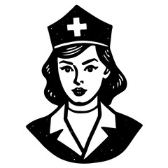 Nurse icon vector