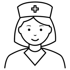 nurse doctor staff symbol vector