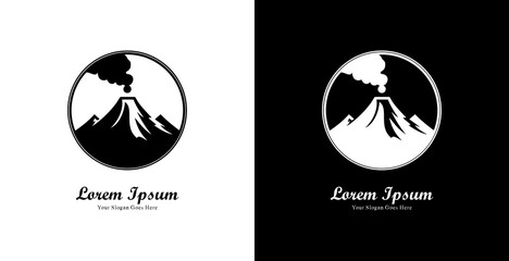 The logo design is in the form of a slightly smoky mountain combined with a circle