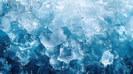 Intricate Ice Formations Reflecting the Impacts of Climate Change