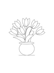 Flowers Coloring Pages For Kides