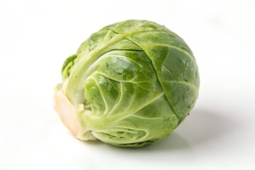 Fototapeta premium brussels sprout isolated on white background