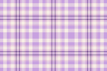 Elegant lavender and cream plaid pattern.  Perfect for textile design, fashion, branding, or website backgrounds.  Subtle texture and soft color palette evokes feelings of calmness and sophistication.