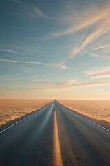 Fototapeta premium the road to desert