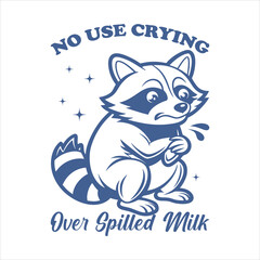 Raccoon T shirt design