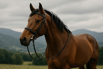 Obraz premium Majestic horse in nature