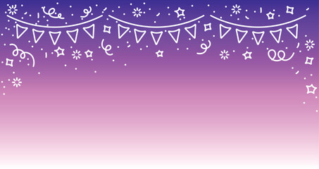 Confetti background with gradient. Illustration for postcards, posters, congratulations.