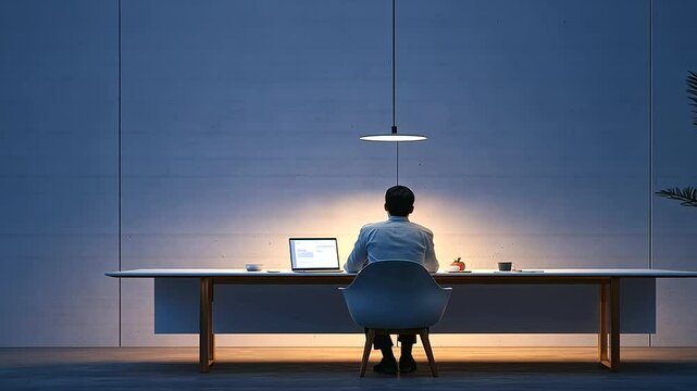 Startup Founder Pitching Business Strategy to Investors at Conference Table