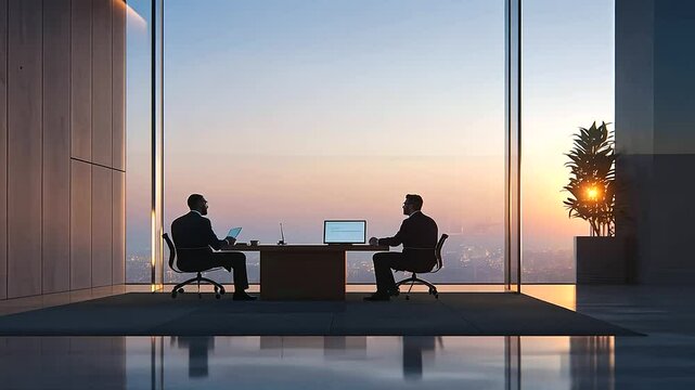 Startup Founder Presenting Business Strategy to Investors