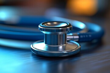Close-up of a Stethoscope - Medical Equipment