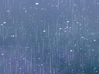 raining night sky