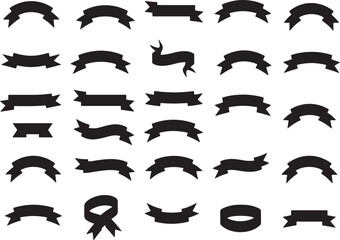 Vintage Ribbon Banner Set &ndash; Classic Vector Silhouette Pack

Retro Ribbon Vector &ndash; Decorative Banner Silhouette Collection

Elegant Ribbon Banners &ndash; Vintage Scroll & Label Vector Set

Hand-Drawn Ribbon