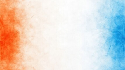 Obraz premium Abstract Blue and Orange Watercolor Background: A Serene Blend of Colors