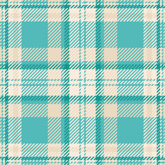 Elegant teal and beige plaid pattern.  Perfect for textile design, fashion, home decor, or website backgrounds.