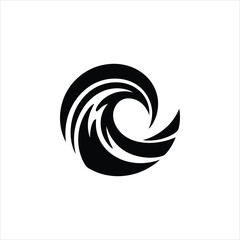 Ocean Wave Silhouette