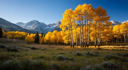 Fototapeta premium Golden Hour Ascent AI Generated