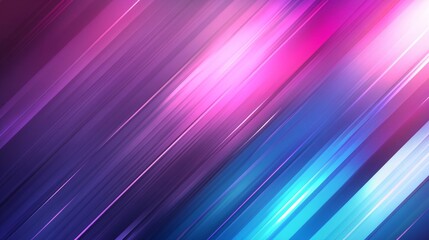 Abstract dark blue, violet, magenta gradient background with glowing neon metallic lines and glitter. Perfect for festive design themes like Christmas or Birthday