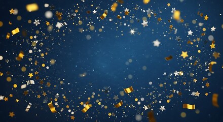 Midnight Sparkle Cascade AI Generated