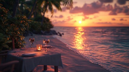 Tropical Escape: Secluded Beach Dinner for Two