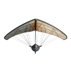 A Hang Glider Isolated on transparent background, png