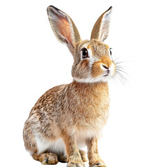 Obraz premium A Hare Isolated on transparent background, png