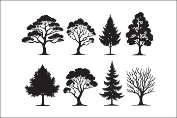 Tree Vector Silhouette – Nature and Forest Design Clipart

Minimalist Tree Illustration – Black Silhouette Vector Art

Botanical Tree Silhouette – Elegant Nature Vector Design

Woodland Tree Vector – 