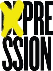 Oppression text design. Typography design. A beautiful design suitable for print.