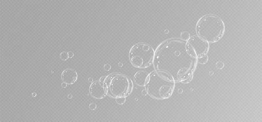 Soap bubble.Flying bubble.Vector.Background.
Soap bubbles background