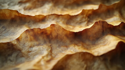 Fototapeta premium Textured landscape with warm tones emphasizing natural formations