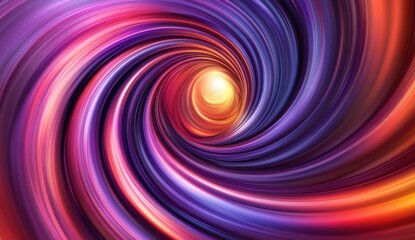 Obraz premium Vibrant swirling vortex