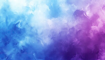 Abstract swirling clouds of vibrant blue and purple hues
