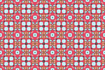 Seamless Graphic Background Decoration Textile Fashion Endless Perspective Design Fabric Visual Tile Digital Interior Symmetric Shape Geometric Template Texture Cloth Art Wallpaper Luxury Pattern.