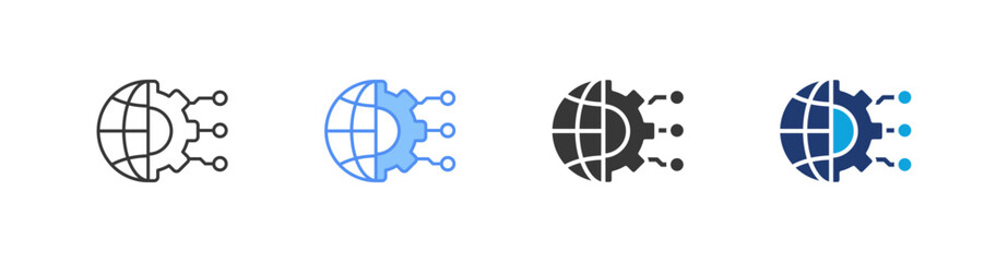 Technology Multi Style Icon Sheet