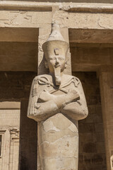 statue in egyptian temple