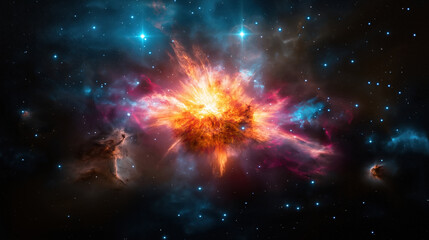 Stunning cosmic explosion captures the beauty of deep space