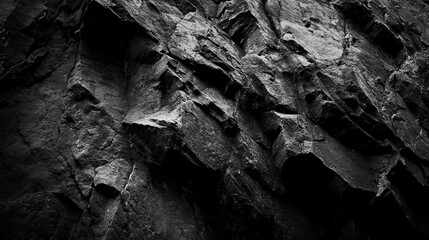 Exploring nature's raw beauty black rock formations outdoor environment landscape view