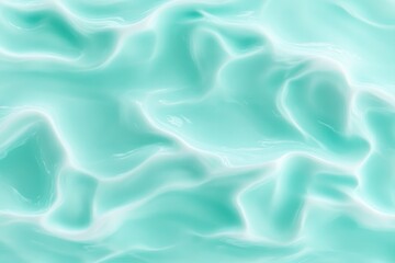 Obraz premium Soft turquoise waves create tranquil, fluid atmosphere with gent