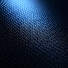 Carbon Fiber Surface with Blue Gradient Lighting
