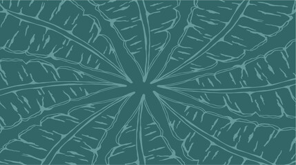 Obraz premium abstract blue background with leaves